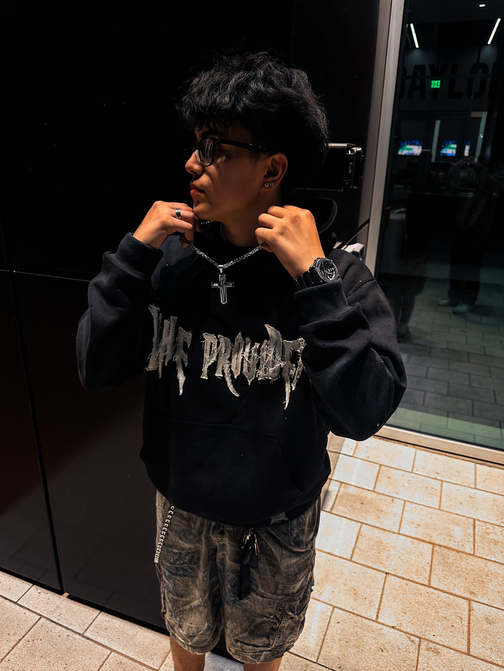 Divine Providence Rhinestone Hoodies