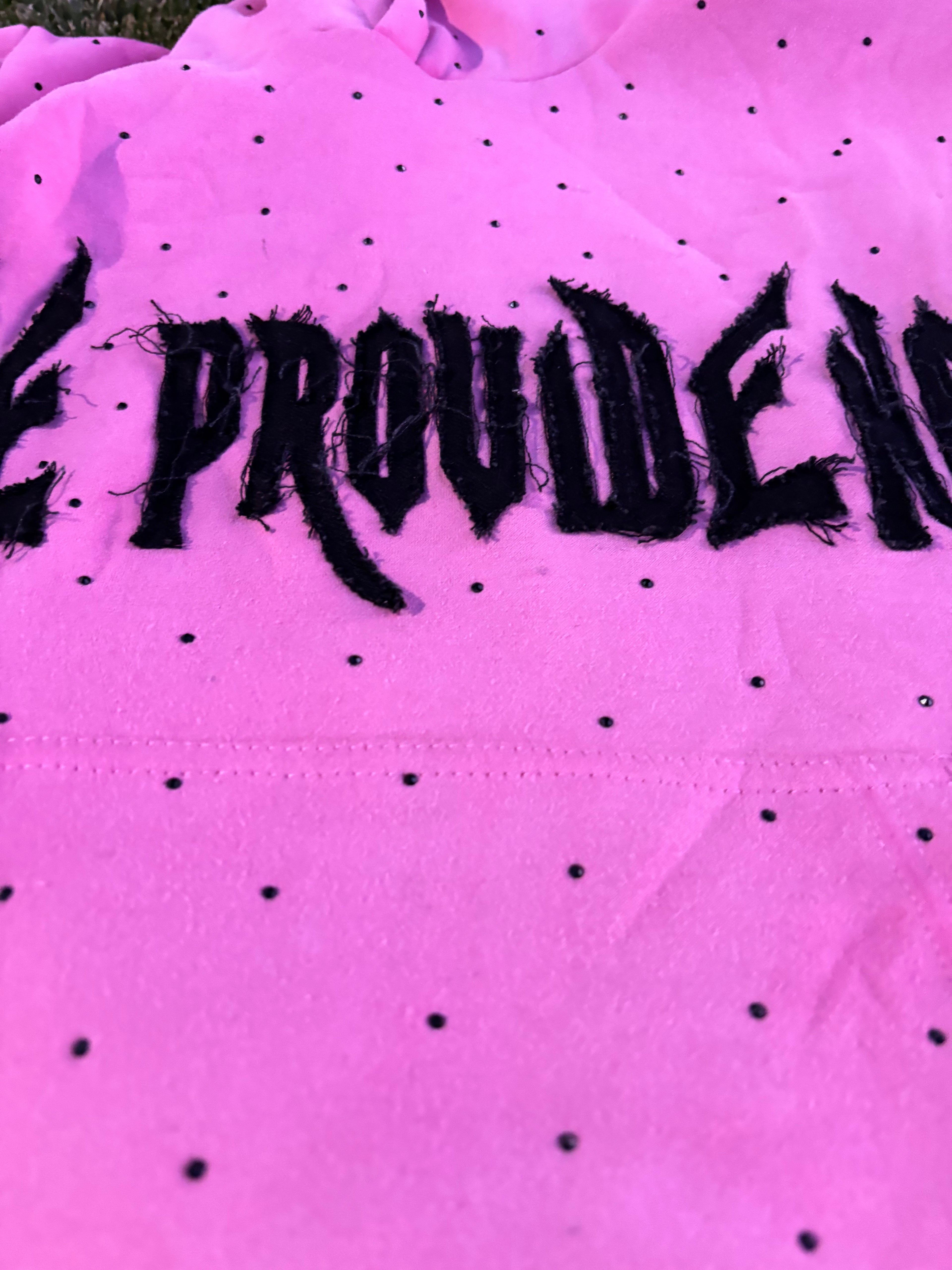 Divine Providence Rhinestone Hoodies
