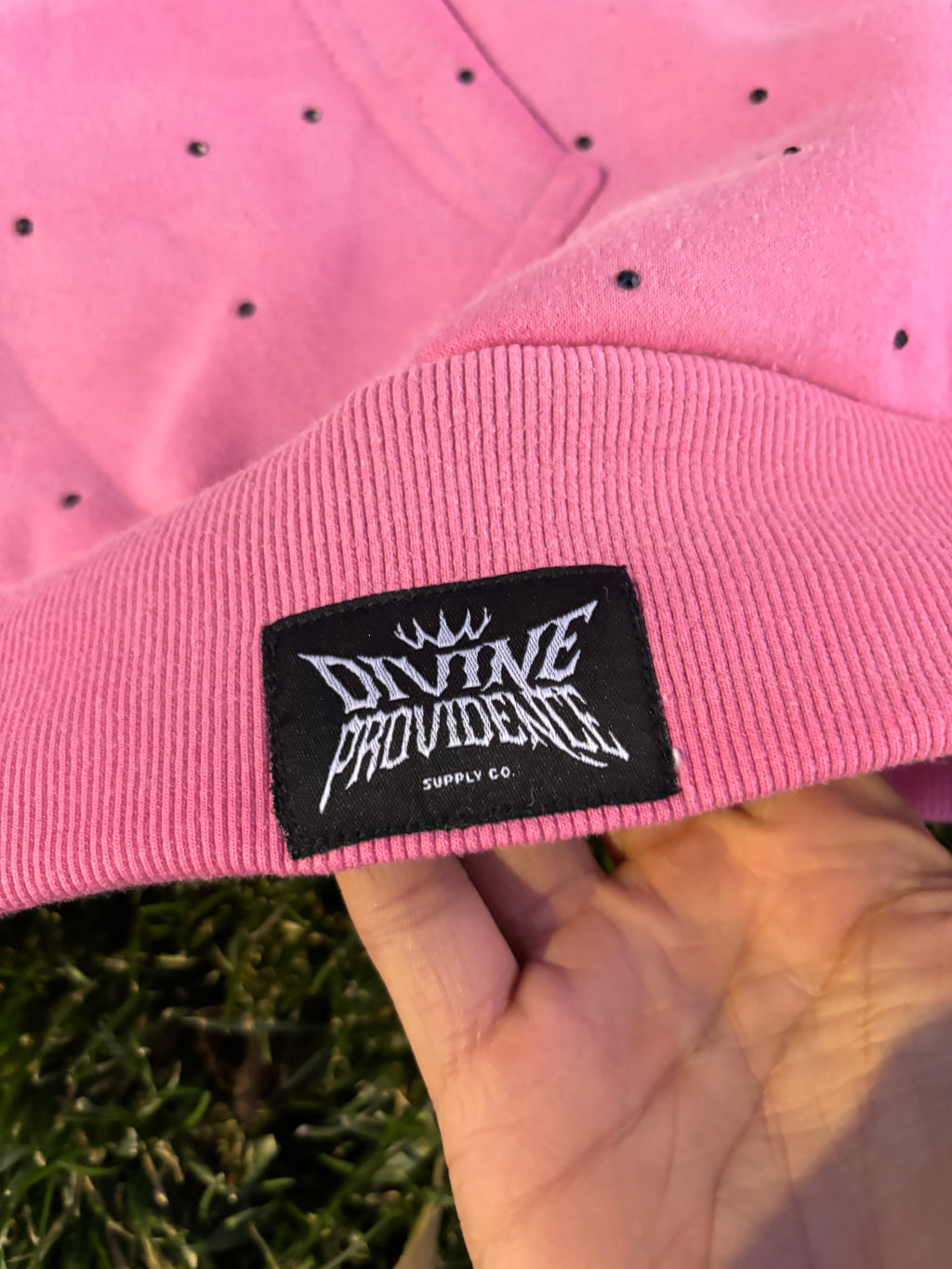 Divine Providence Rhinestone Hoodies