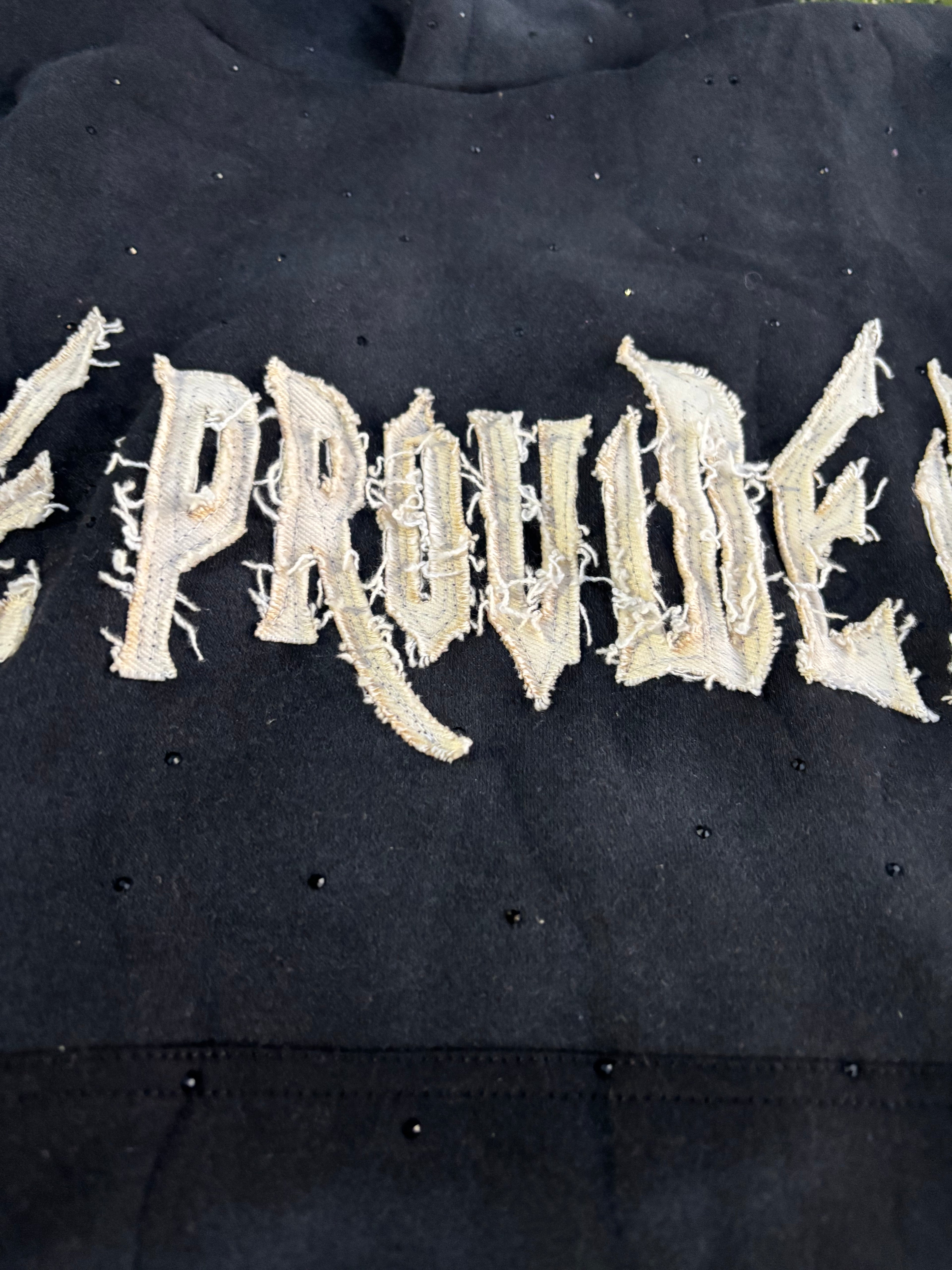 Divine Providence Rhinestone Hoodies