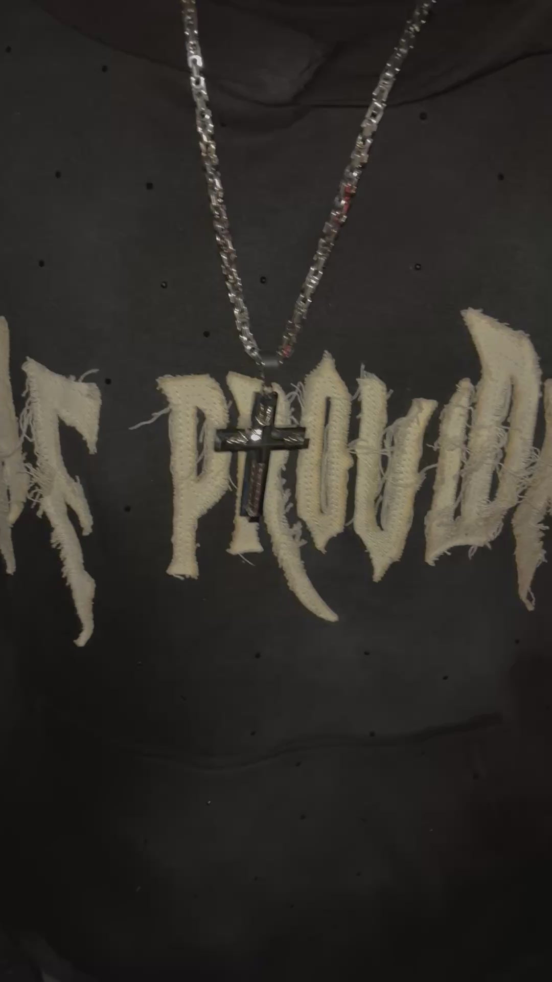 Divine Providence Rhinestone Hoodies